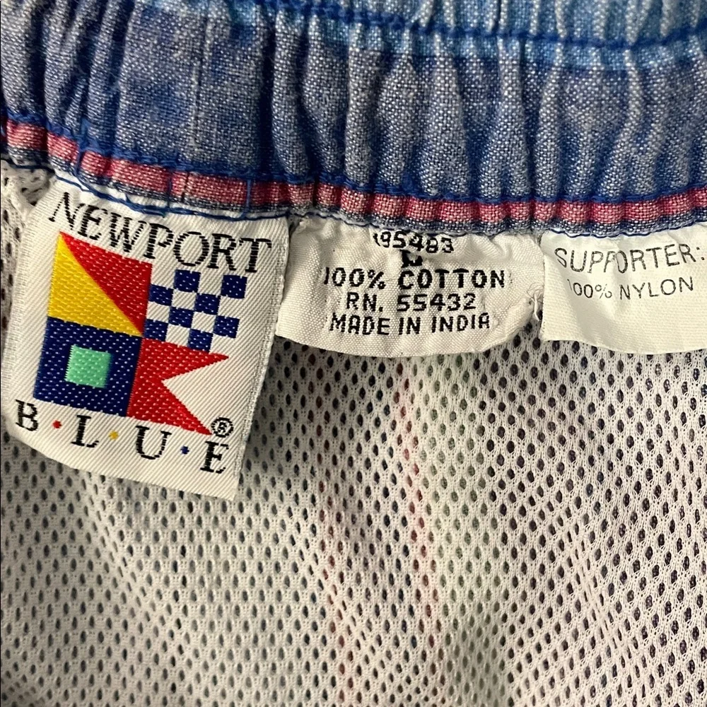 Newport Blue Striped Swim Shorts